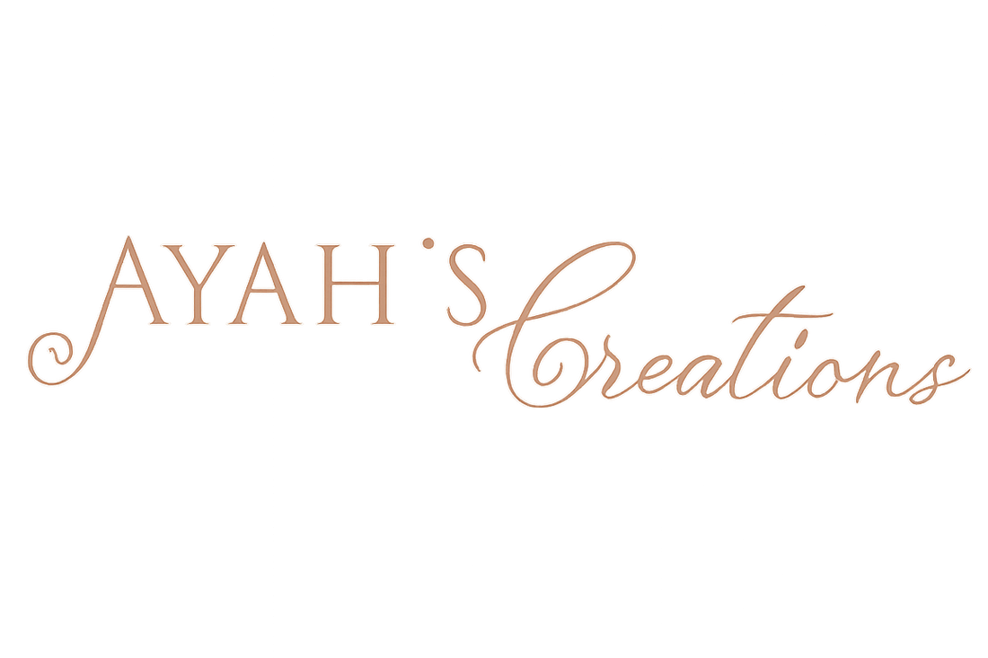 Logo of 'Ayah's Creations' on a white background